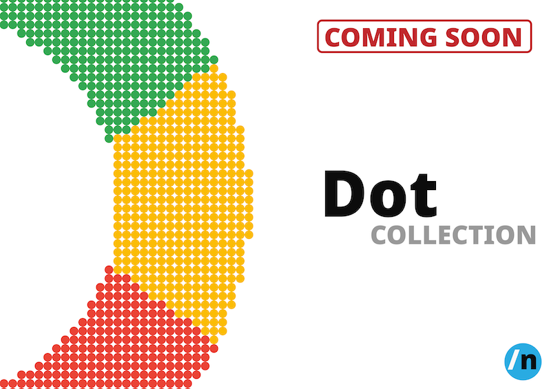 Dot Collection Marketing Design for New Line Designs - Coming Soon